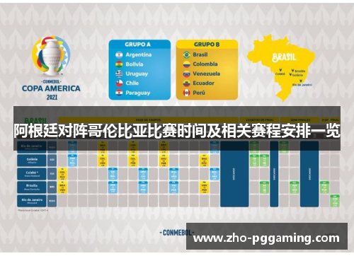 阿根廷对阵哥伦比亚比赛时间及相关赛程安排一览